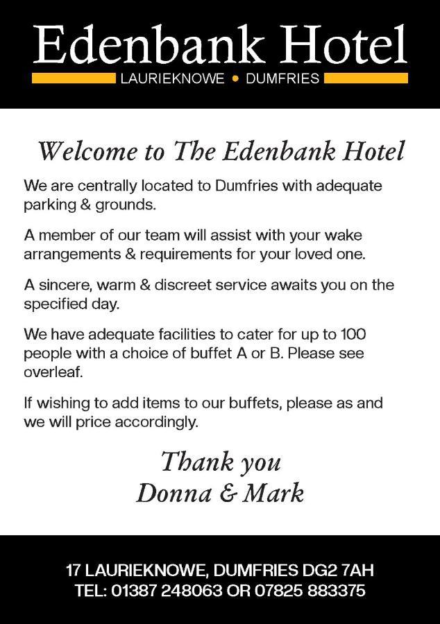 Edenbank Hotel دومفريس المظهر الخارجي الصورة